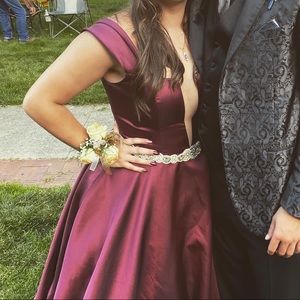 Maroon prom dress for sale